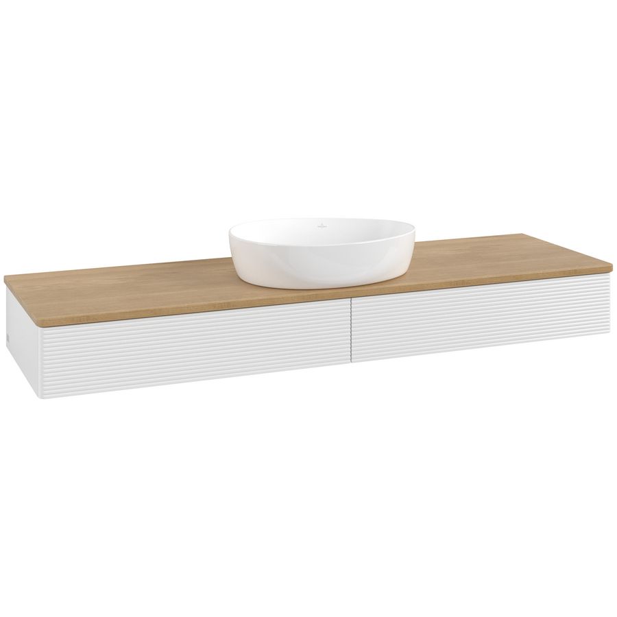 Wastafelonderkast Antao 1600x190x500mm G.White.L K14111GF
