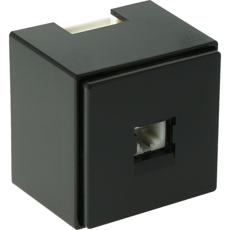 DP25 1-voudig Datapunt Cat.5e zwart (RAL 9005)