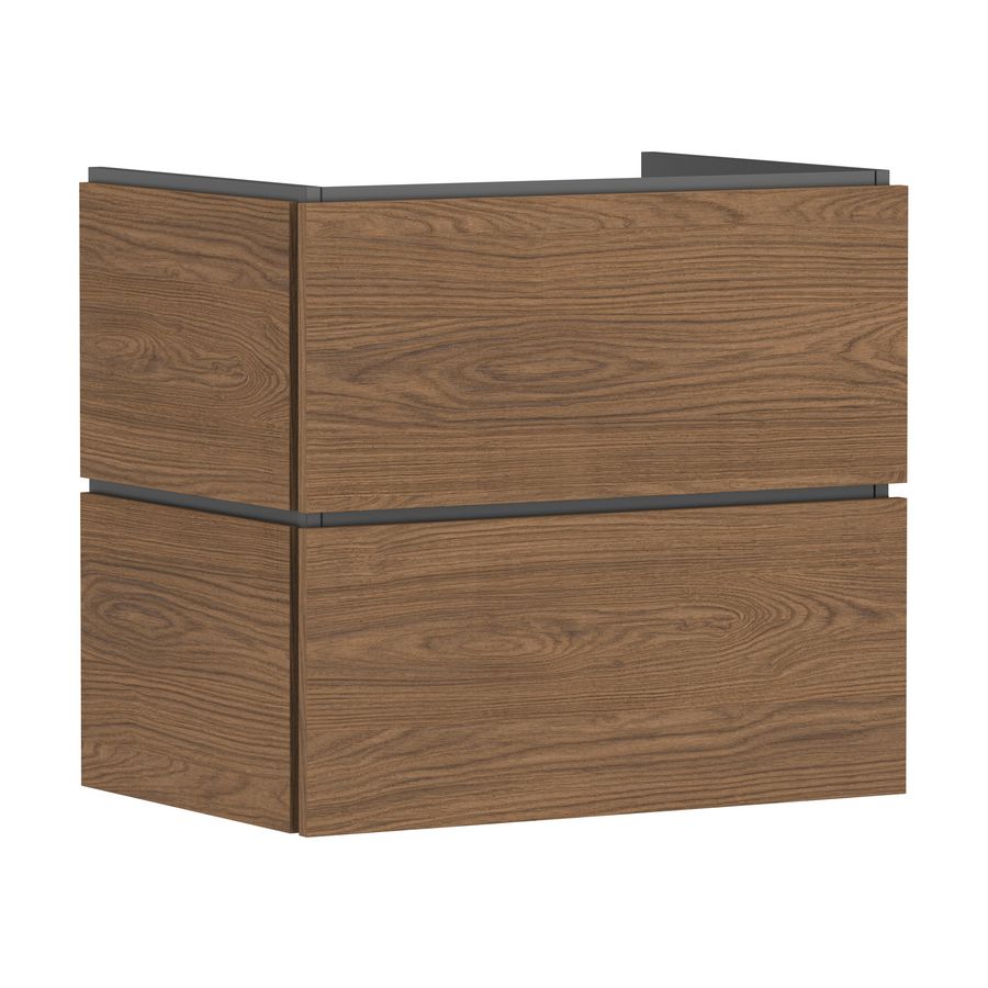 Badmeubel Xilesa E 680/470+2 lades wastafel Cashmere Oak