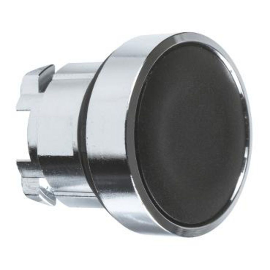 Drukknop Ø22mm Zwart