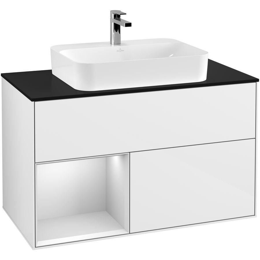 Wastafelonderkast Finion 1000x603x501mm G.White.L G362MTGF