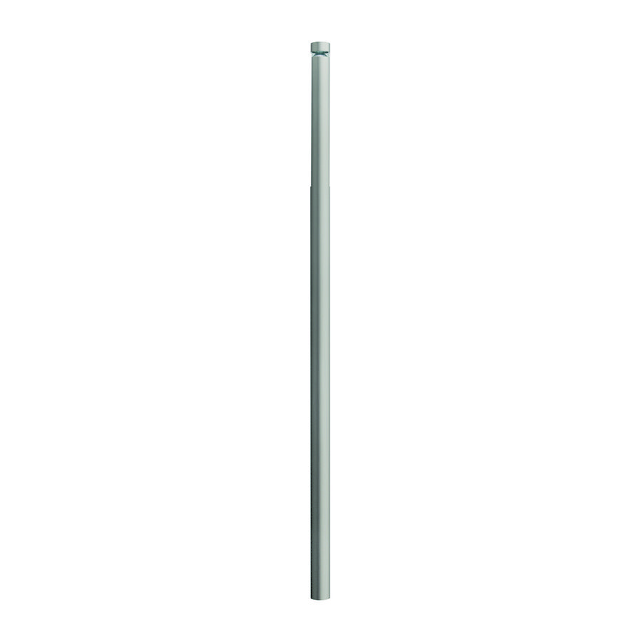LED-Bollard 3000K 13W dimbaar 1-10V cirkelvorm. extra versp.