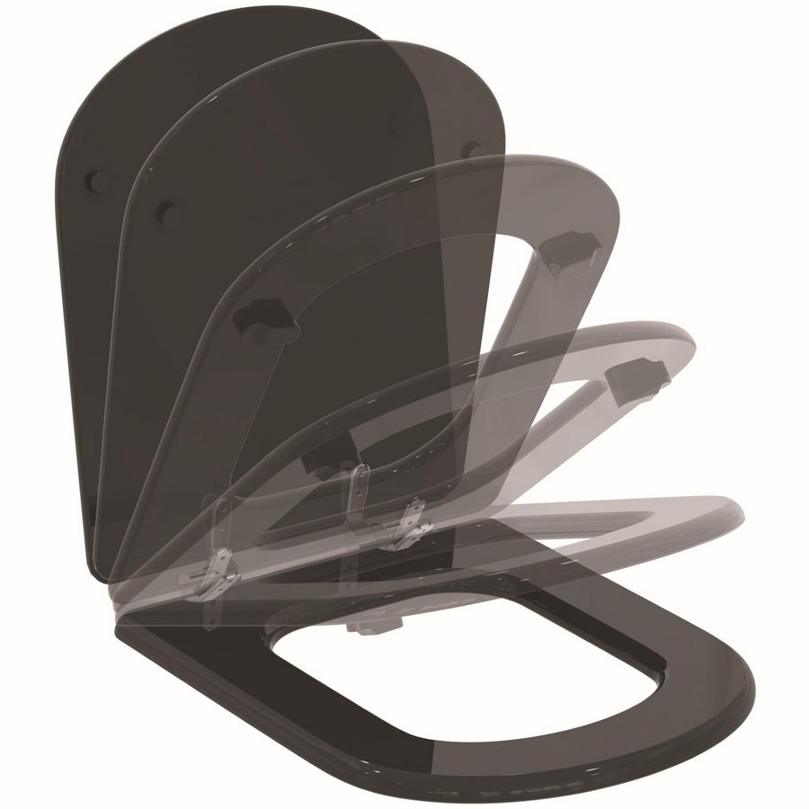 calla zitting en deksel softclose glossy black E2518GB