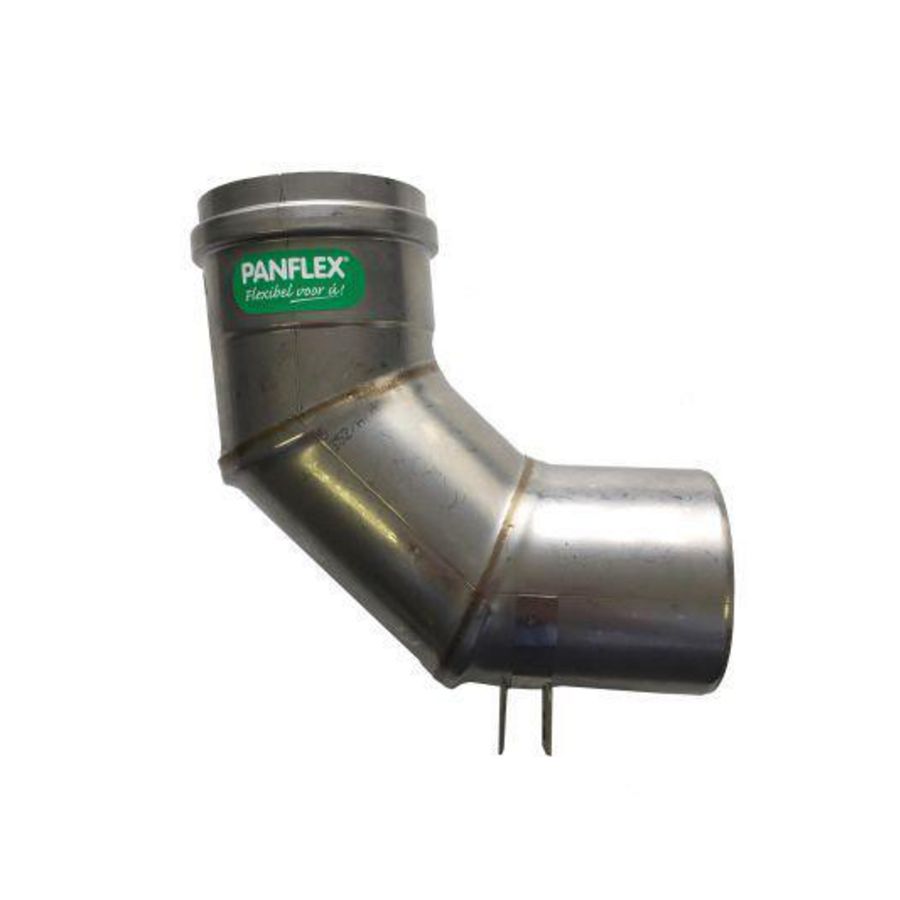 Adapter Inox 90 ° met oog 80-80mm L=500mm