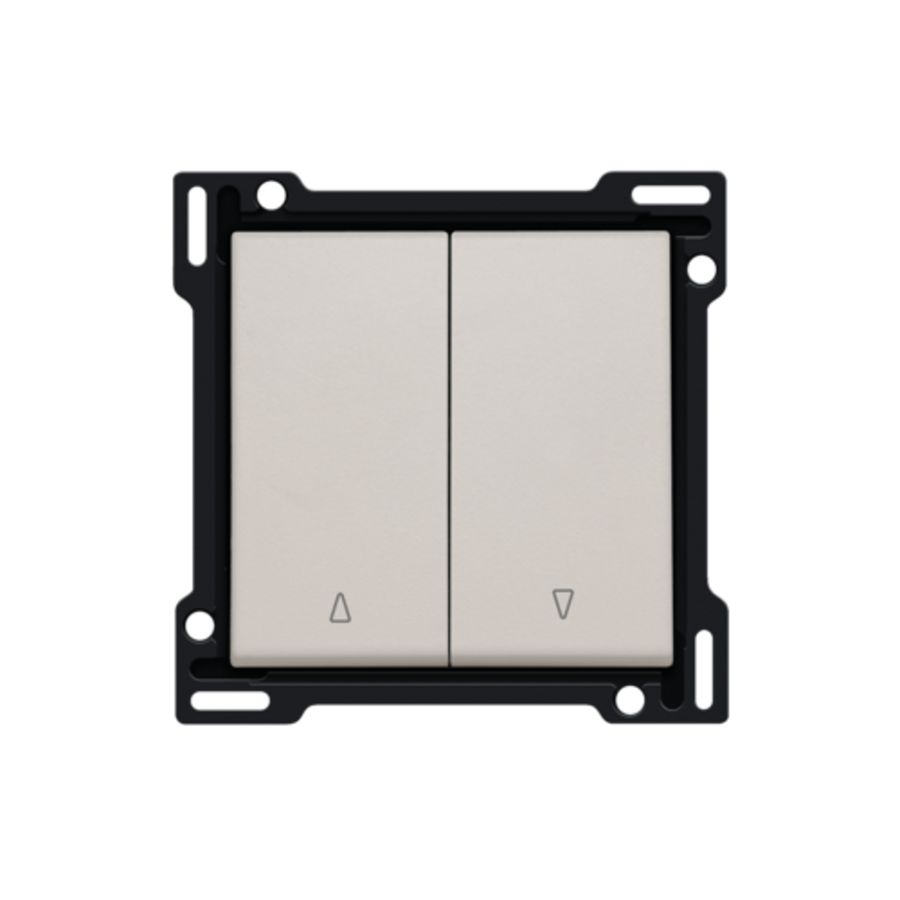 Afwerkingsset 2-voudige rolluikdrukknop light grey