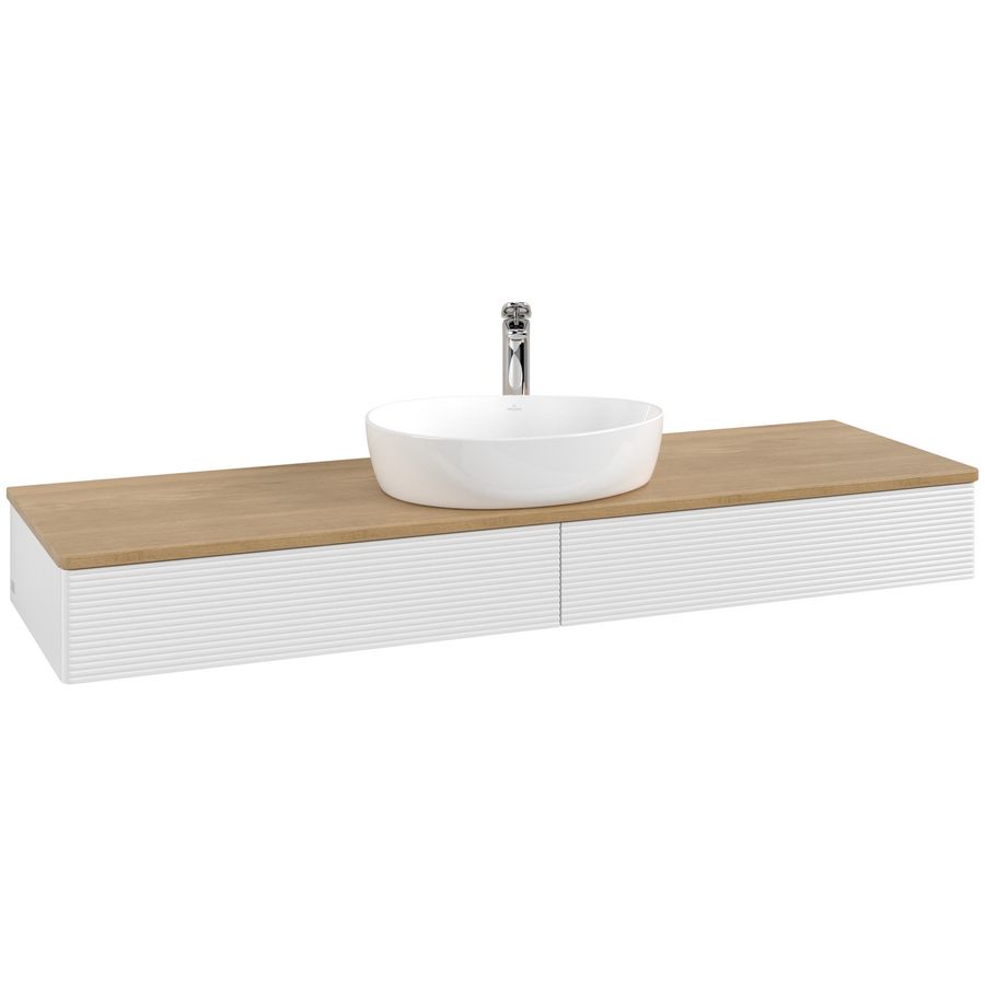 Wastafelonderkast Antao 1600x190x500mm G.White.L K14151GF
