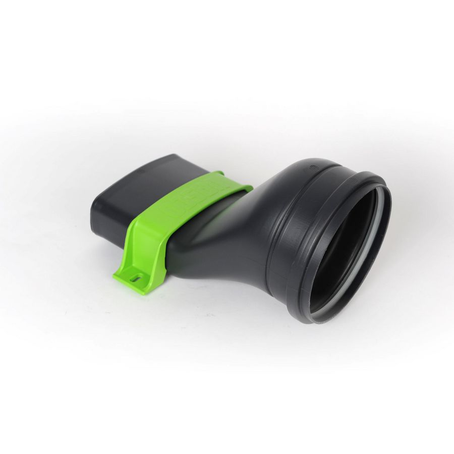 Doos a 2st. EASYFLOW overgang Ø125mm x 243x55mm incl. beugel