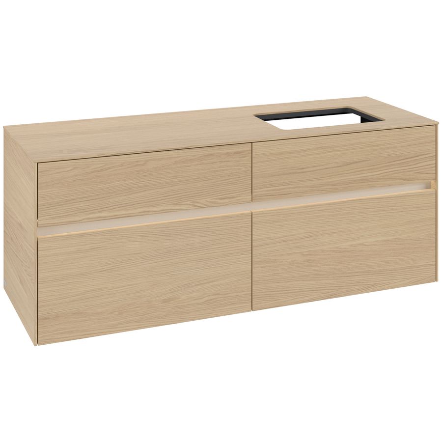 Wastafelonderkast Collaro 1400x548x500mm Nord.Oak C118B0VJ