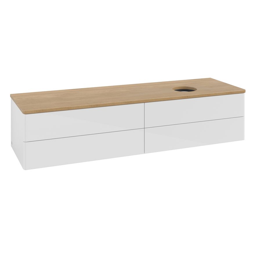Wastafelonderkast Antao 1600x360x500mm G.White.L L27011GF