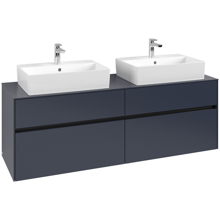 Wastafelonderkast Collaro 1600x548x500mm Marine Blue C137B0VQ