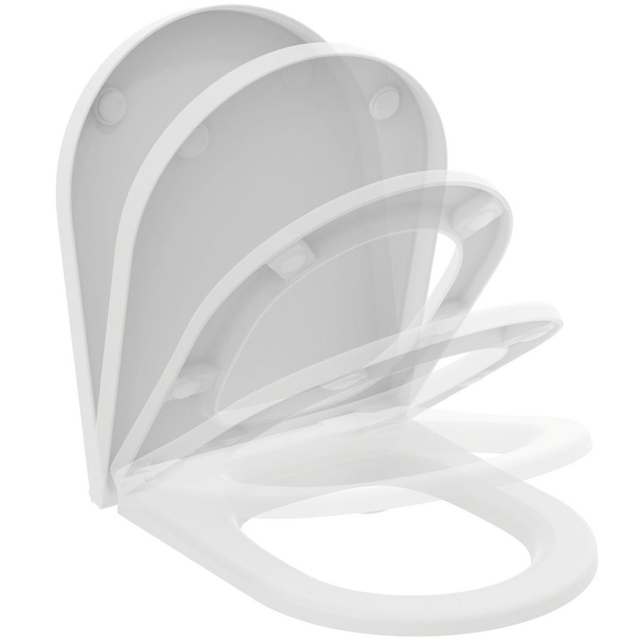 zitting en deksel wrapover softclose afneembaar silk white T