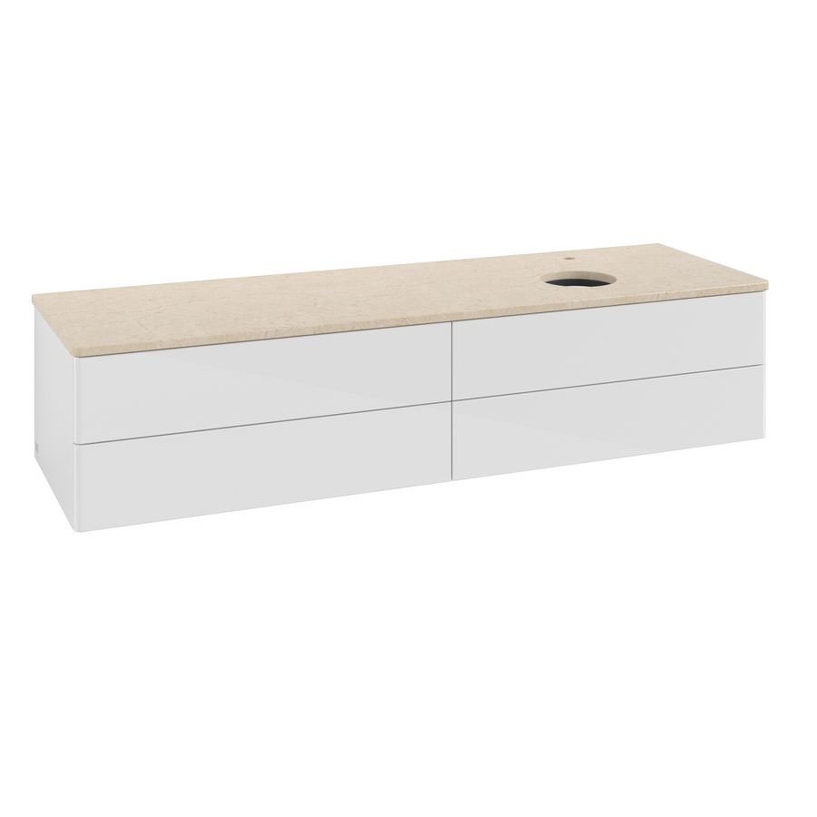 Wastafelonderkast Antao 1600x360x500mm G.White.L L27053GF