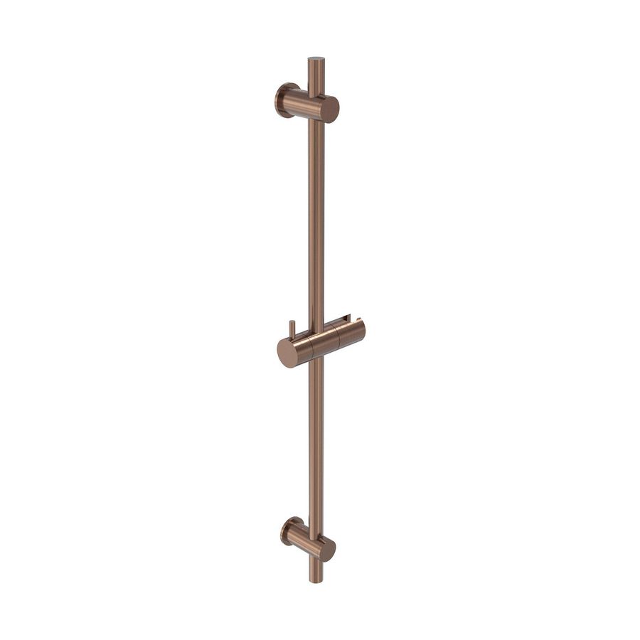 Glijstang incl. glijstuk 70cm geborsteld  mat koper PVD MAY