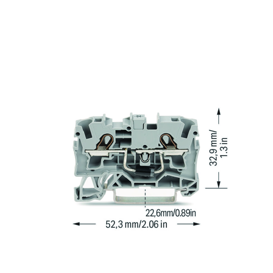 Moduleklem 2-draads diode 1N5408 2004-1211/1000-400 VVE=50