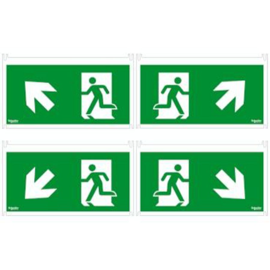 Smartled Uitgangssignalering ISO kit 45 graden 4 pictograme