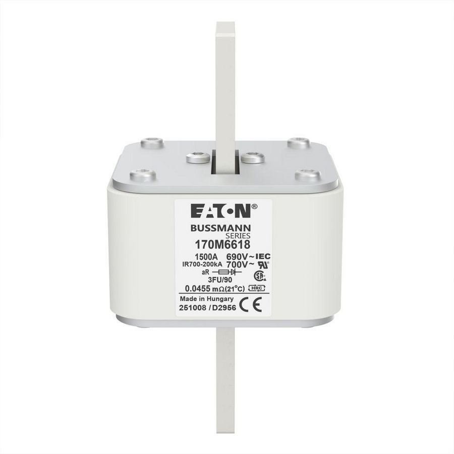 Zekering hoge snelheid 1500A AC 690V 200kA size 3 76x92x1