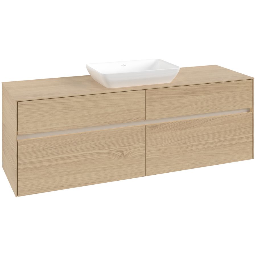 Wastafelonderkast Collaro 1600x548x500mm Nord.Oak C120B0VJ
