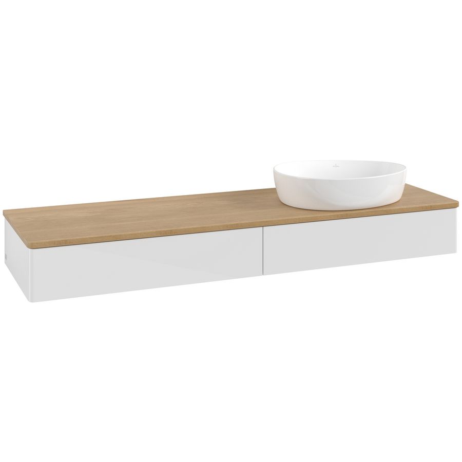 Wastafelonderkast Antao 1600x190x500mm G.White.L K16011GF