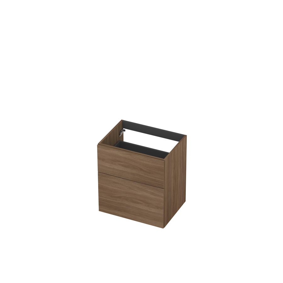 Onderkast 2L a-sym decor tbv grepen 60cm zuiver eiken