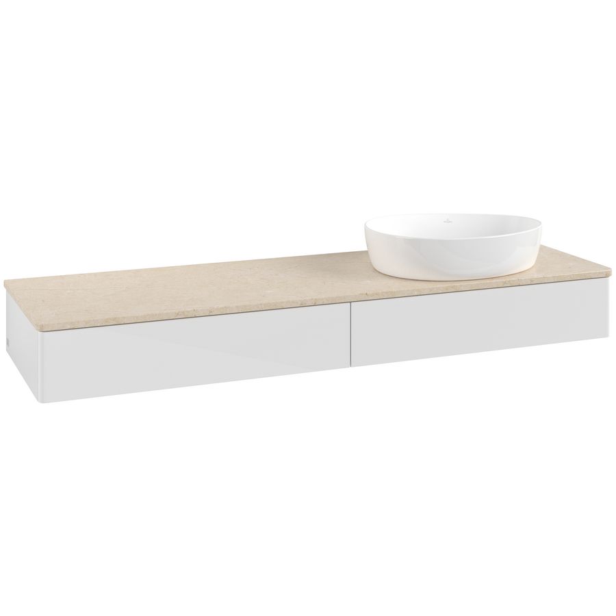 Wastafelonderkast Antao 1600x190x500mm G.White.L K16013GF