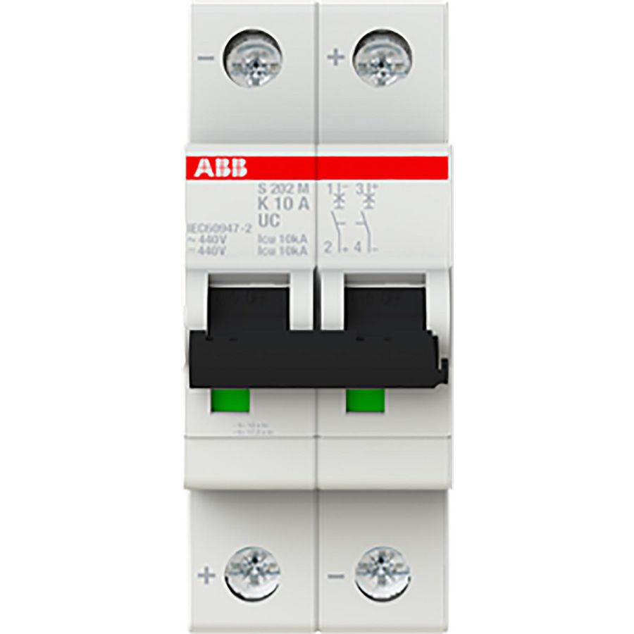 Installatieautomaat hogere spanningen 2-polig 10A 2CDS272061R0427