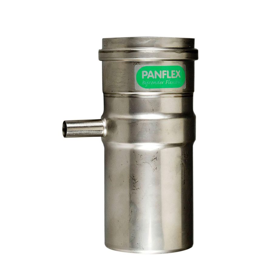 Condensaftap verticaal 80mm RVS