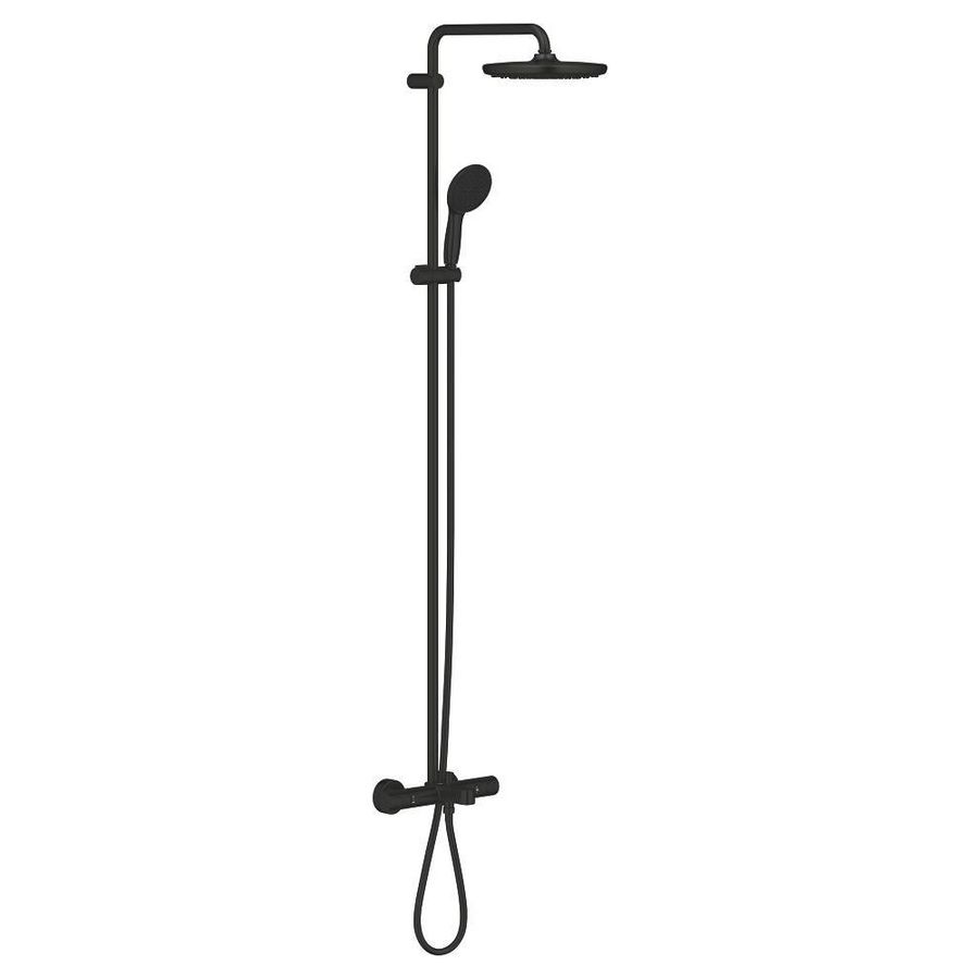 Tempesta 250 Douchesysteem Bad Max 8,0L/M matte black (mat zwart) (prof)
