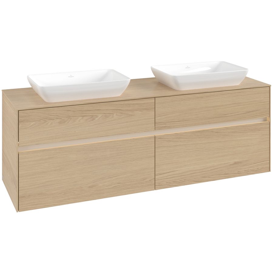 Wastafelonderkast Collaro 1600x548x500mm Nord.Oak C123B0VJ