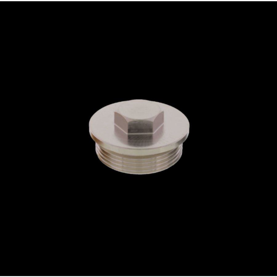 Blindstop chroom, met metrische draad M18 (VSM18/Cr)