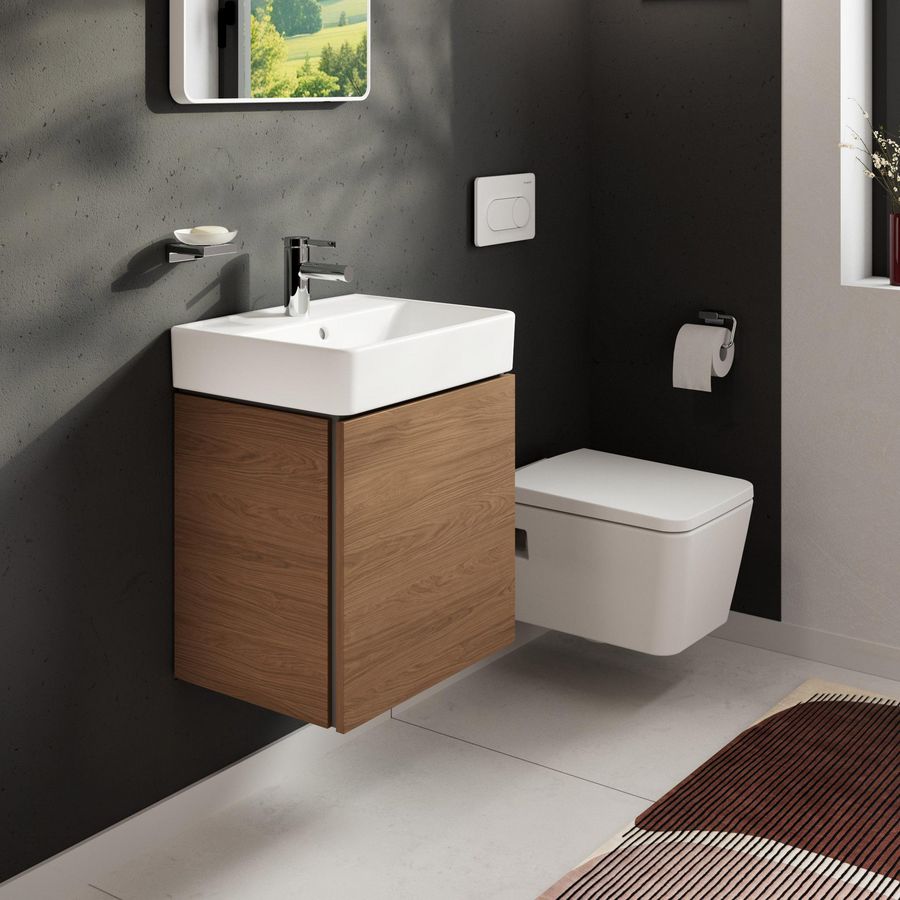 Badmeubel Xilesa E 480/380+1 lade fontein Cashmere Oak