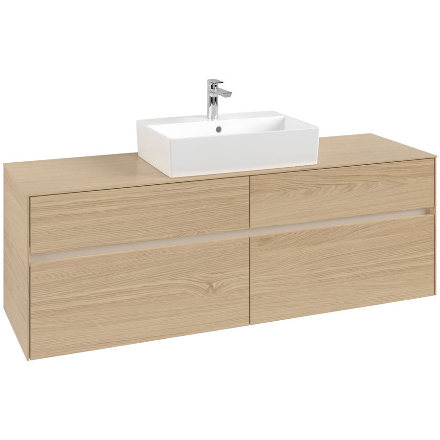 Wastafelonderkast Collaro 1600x548x500mm Nord.Oak C134B0VJ