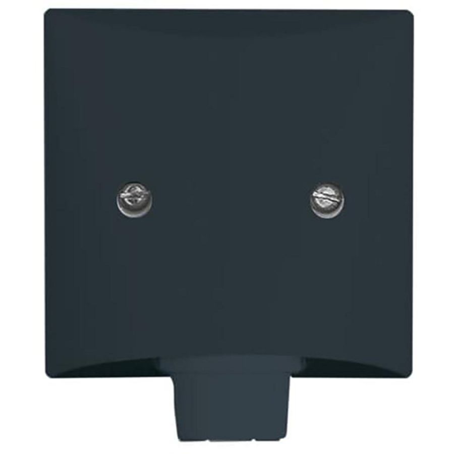 Centraalplaat inb draag afdekking zwakstr IP44 A-w antraciet (2133-35)