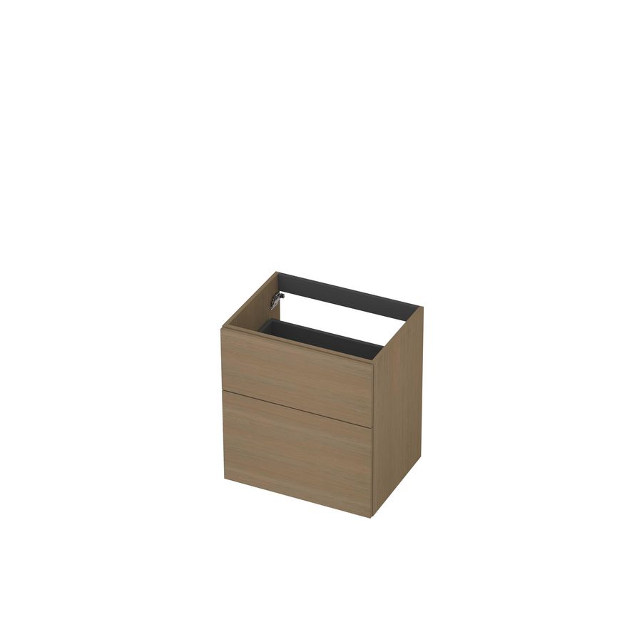 Onderkast 2L a-sym decor tbv grepen 60cm olijf eiken