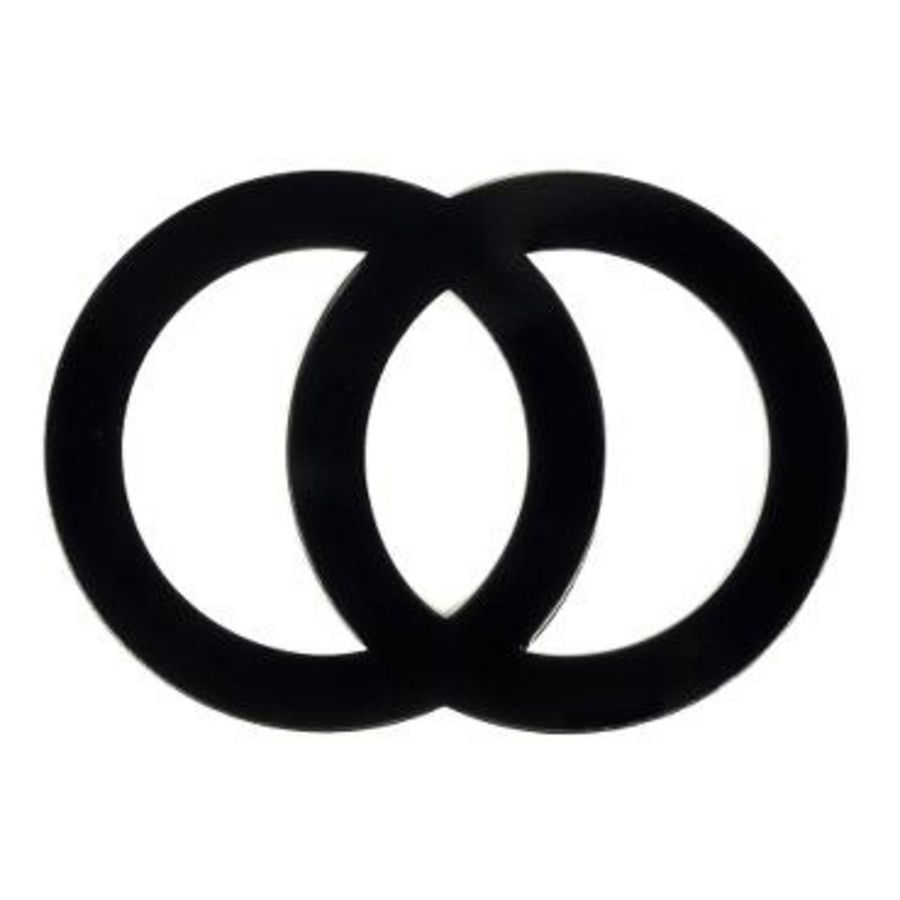 Set a 5st. Sticker Prisma P&G zwart