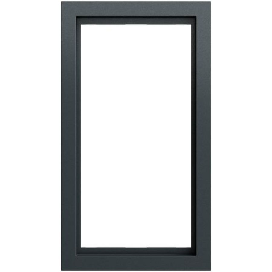 Afdekraam 2-voudig z/ms Gira F200 antracit(gel.)