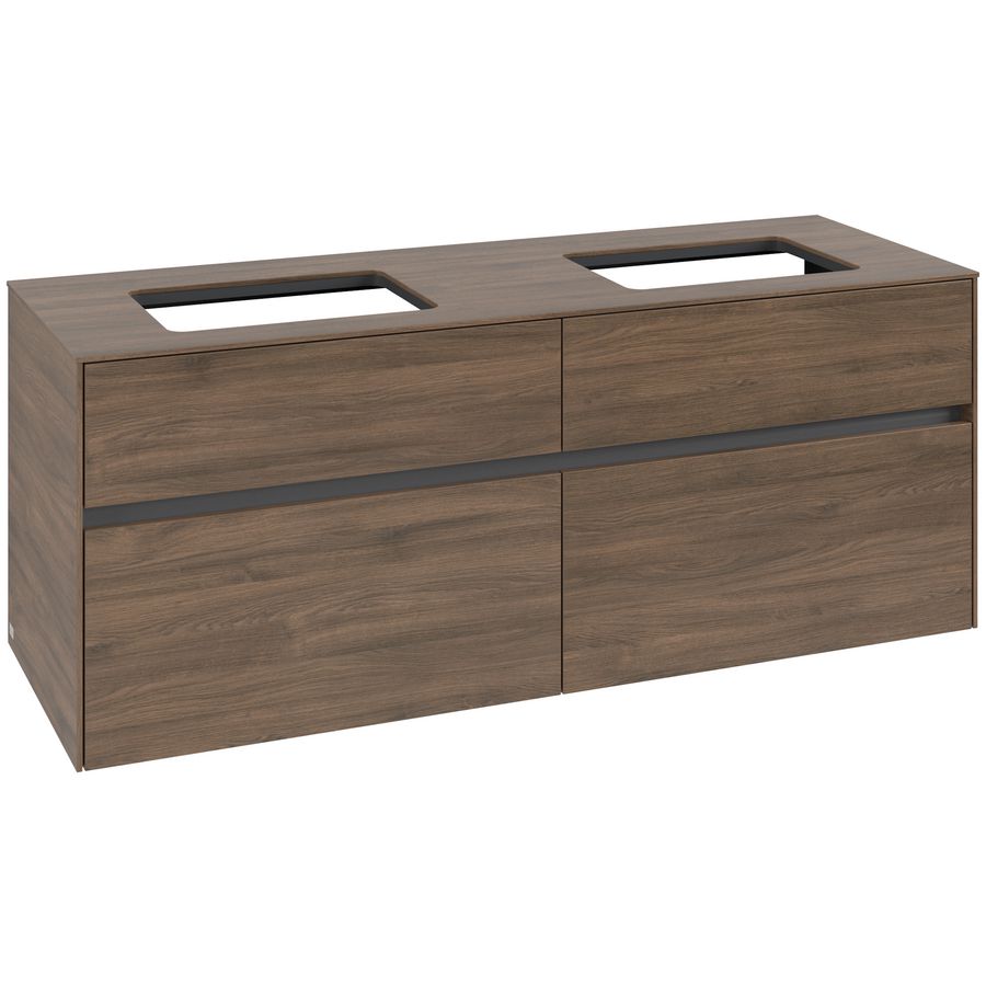 Wastafelonderkast Collaro 1400x548x500mm Ariz.Oak C11900VH