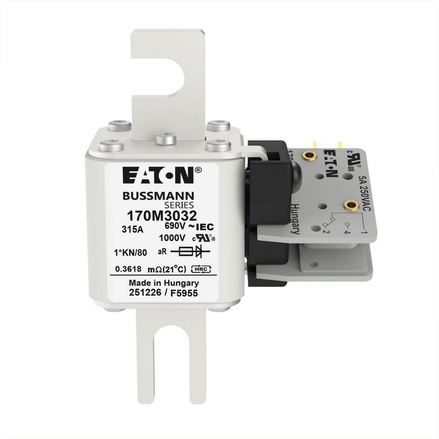 Zekering hoge snelheid 315A AC 690V 200kA compact size 1 43x