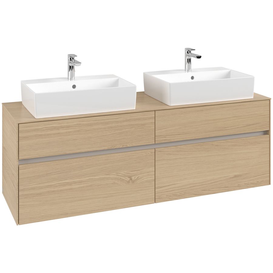 Wastafelonderkast Collaro 1600x548x500mm Nord.Oak C13700VJ