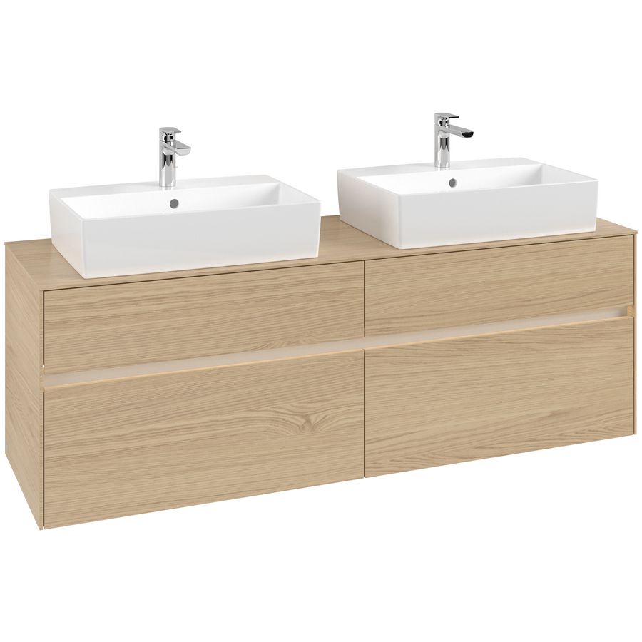 Wastafelonderkast Collaro 1600x548x500mm Nord.Oak C137B0VJ
