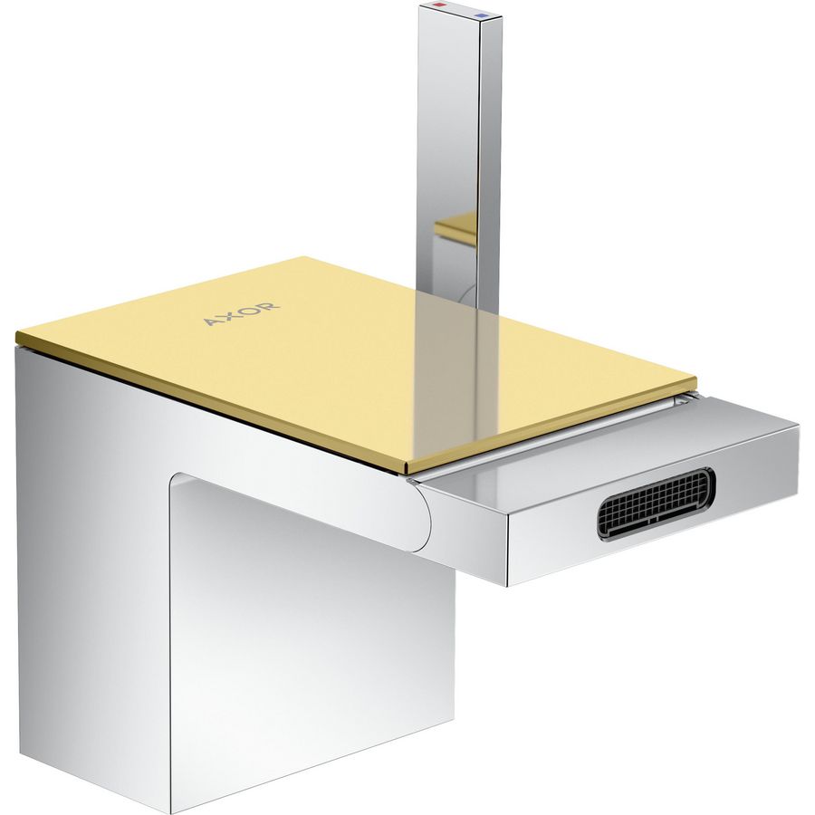 AXOR MyEdition 1-hendel bidetmengkraan met afvoerpluggarnituur zonder plaat chroom