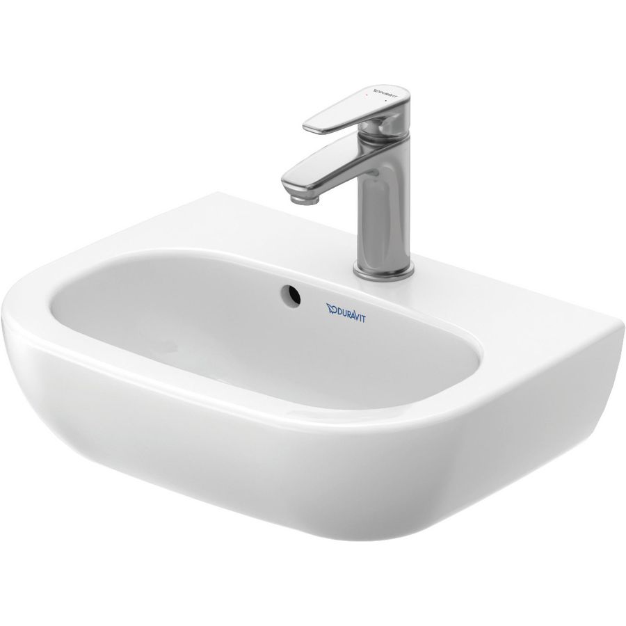 D-CODE #070545 fontein 450mm wit met kraangat met overloop