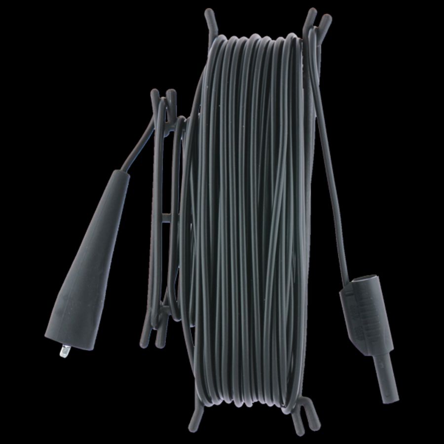 Meetkabel 20m zwart