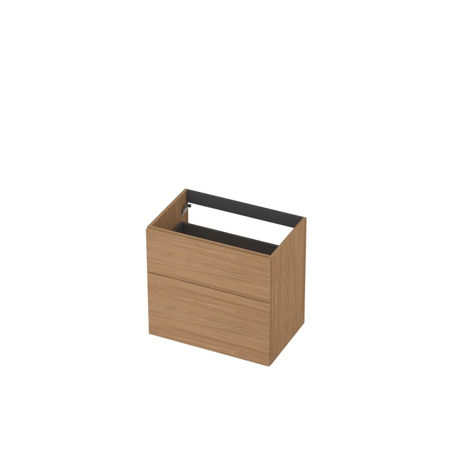 Onderkast 2L a-sym decor tbv grepen 70cm blank eiken