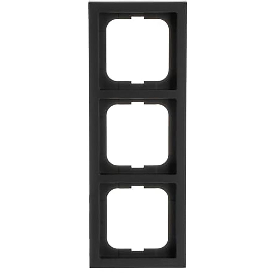 Afdekraam hoekig 3-voudig f-matzwart (1723-885K)