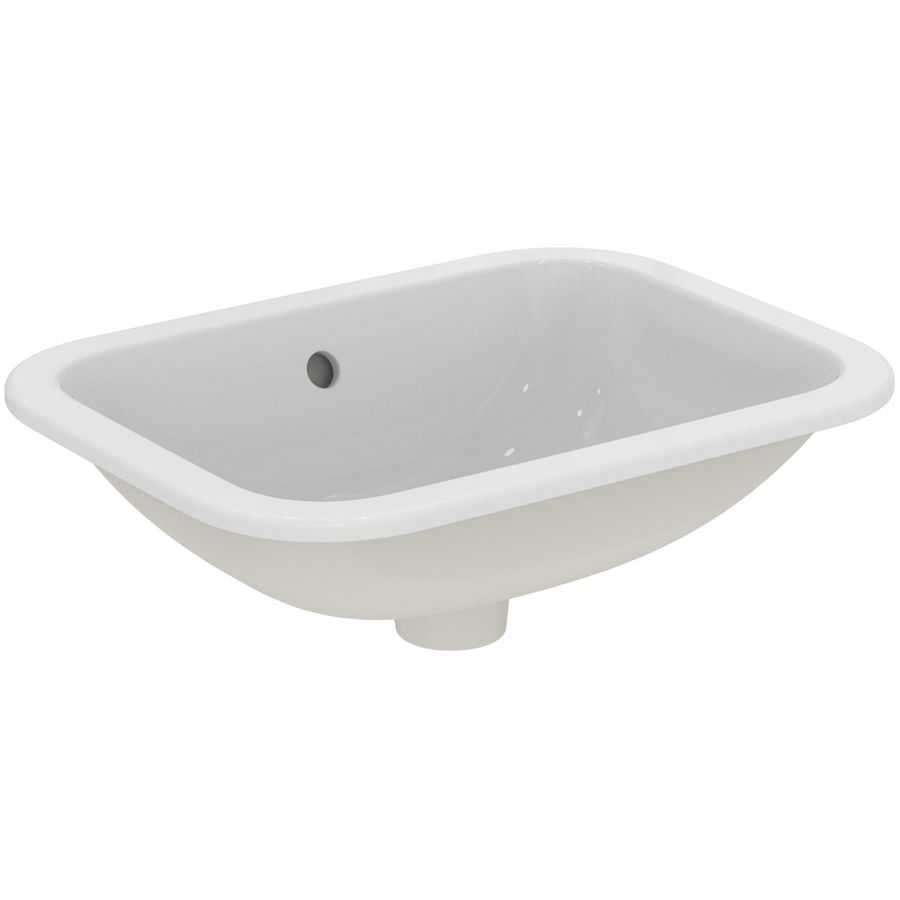 Inbouwwastafel Connect rechthoekig 500x380x175mm wit