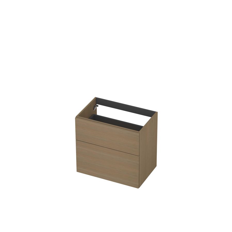 Onderkast 2L a-sym decor tbv grepen 70cm olijf eiken
