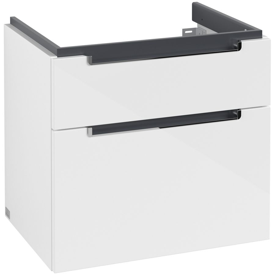 Subway 2.0 wastafelonderbouw 637x590x454mm glossy white 2xla