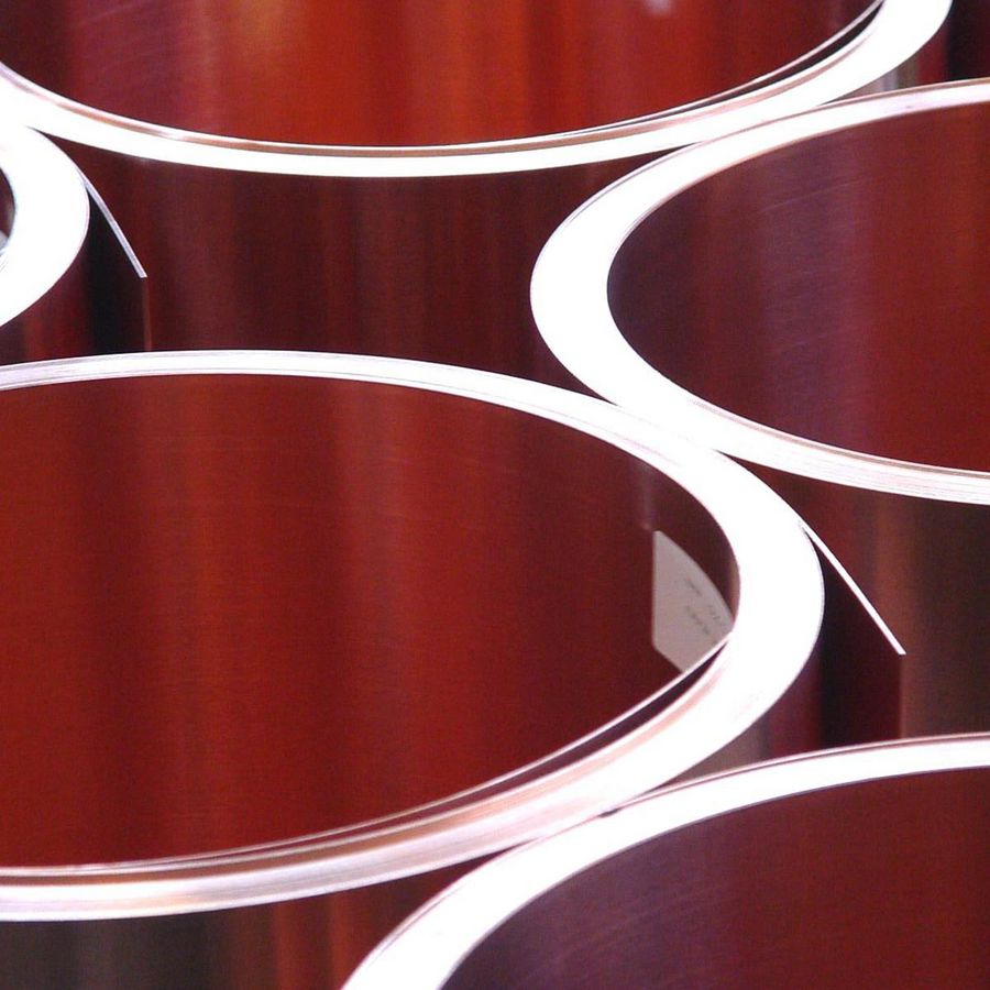 Bandkoper 670x0,70mm SF-Cu F24 coil ca. 125kg.