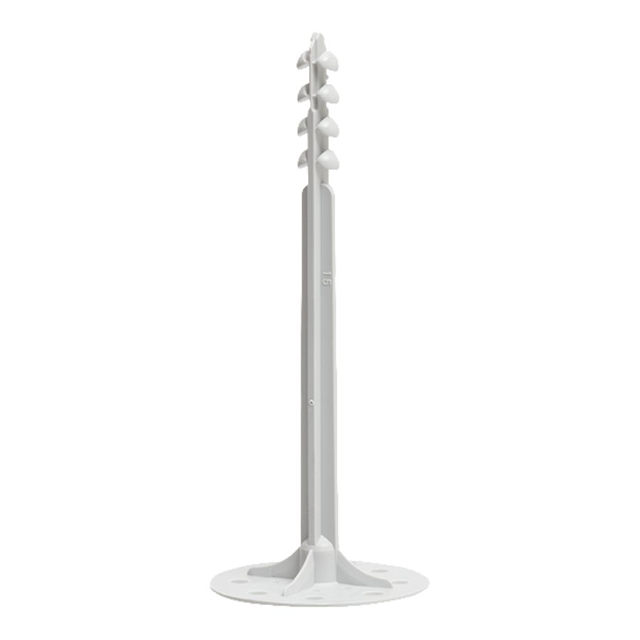 Kunststof isolatieplug halgvrij 15cm isolatie 8-10cm VVE=125