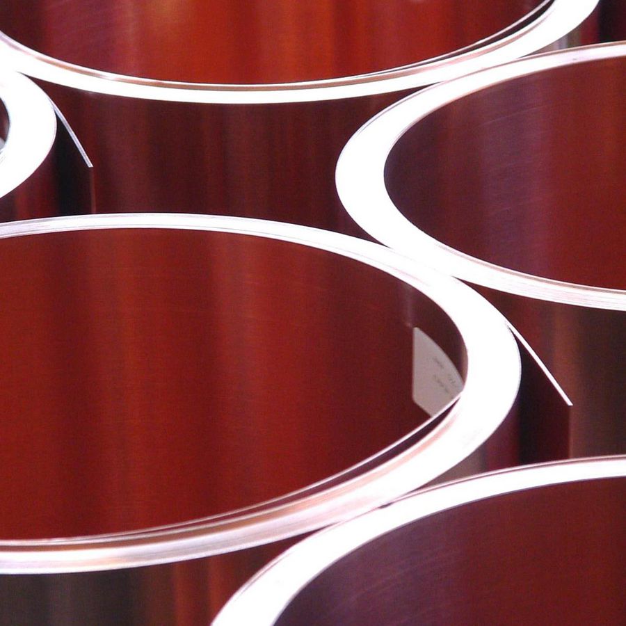 Bandkoper 600x0,70mm SF-Cu F24 coil ca. 113kg.